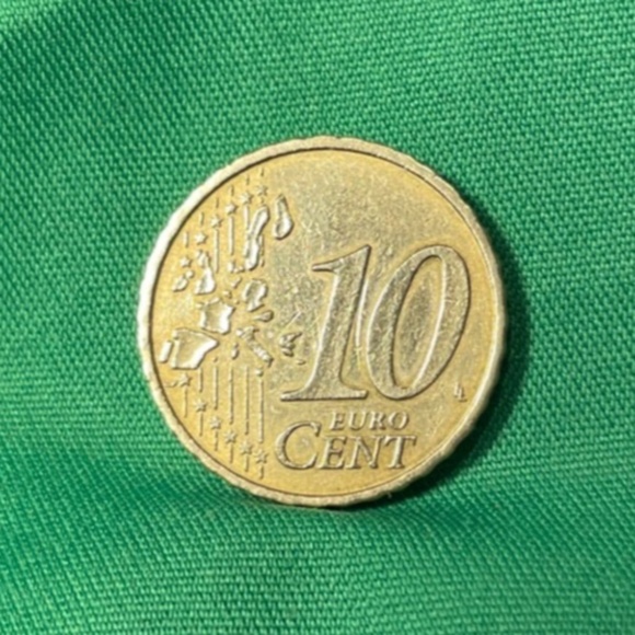 2002 GERMAN 10-CENT EURO – “F” MINT (STUTTGART)